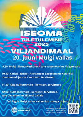 2025. a Laulu- ja tantsupeo ISEOMA tule tulemine